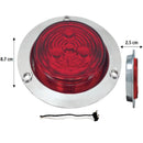 421- PLAFÓN 2 1/2" 3 LEDS BASE CROMADA CON CONECTOR