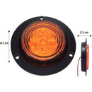 432- PLAFÓN 2 1/2" SELLADO 3 LEDS BASE ABS NEGRA CONEXIÓN DIRECTA