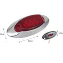 438-4 LED SIDE OVAL CHROME CEILING LIGHT