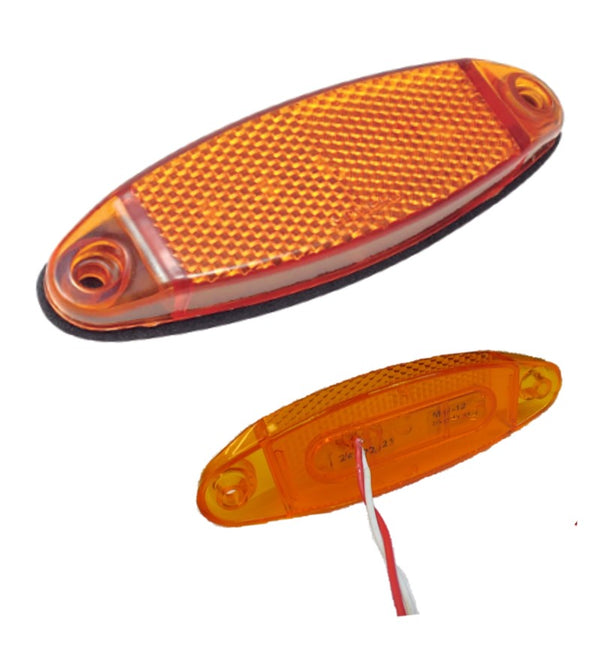 445- OVAL SIDE 4 LED CEILING LIGHT WITH REFLECTIVE
