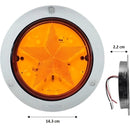 449-9 LED STAR 4" CHROME STROBE CEILING LIGHT