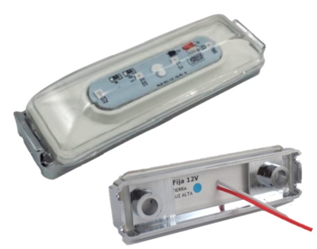 464- PLAFÓN LATERAL 4 LEDS BASE CROMADA