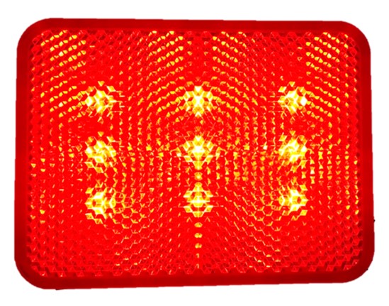 497- 9 LED SQUARE REFLECTIVE CEILING LIGHT
