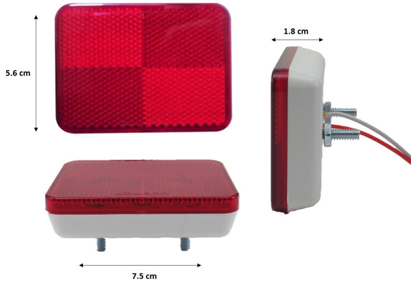 498- REFLECTIVE CEILING LIGHT WITH 2 LEDS IN THE CENTER