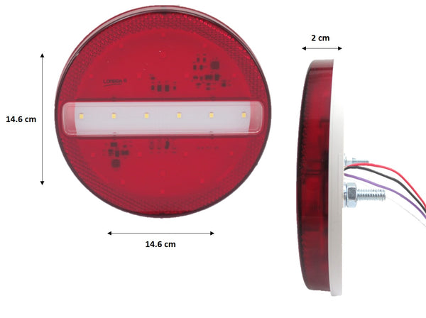 520- ROUND CEILING LIGHT 20 LEDS WITH DIRECTIONAL