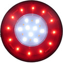 528- ROUND CEILING LIGHT 27 RED LEDS WITH DIRECTIONAL AND REVERSE