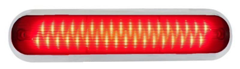 535- LONG STRIPED CEILING LIGHT 36 LEDS WITH CHROME RING