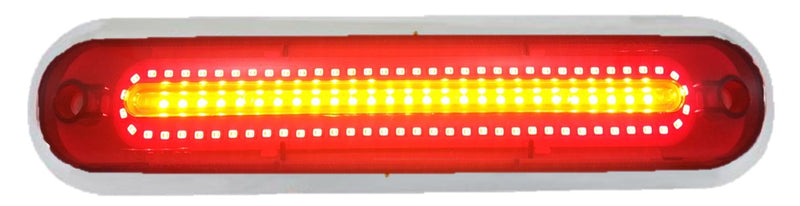 536- LONG CEILING LIGHT 99 LEDS WITH DIRECTIONAL AND CHROME RING