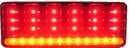 537- PLAFÓN RECTAGULAR GAJOS 30 LEDS ROJO CON DIRECCIONAL
