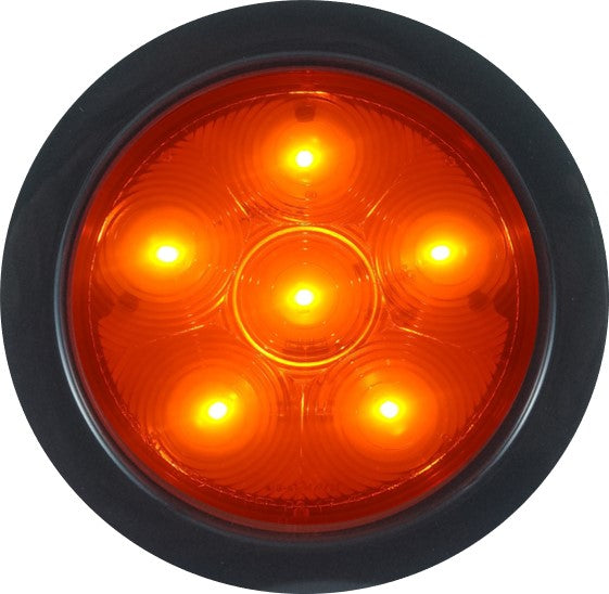 543- PLAFÓN 4" 6 LEDS C/HULE CONEXIÓN DIRECTA