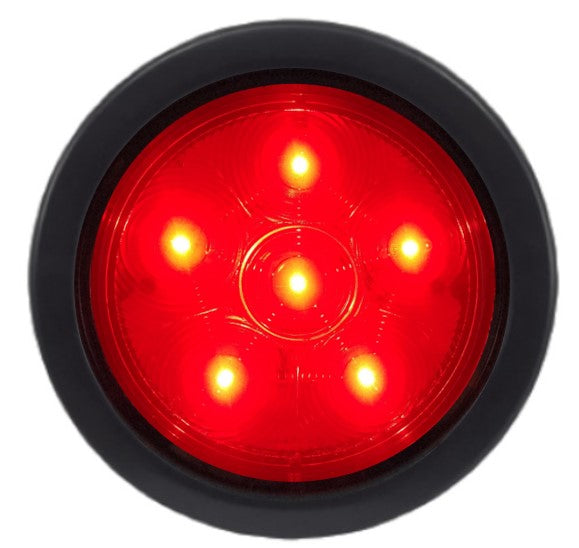 543- PLAFÓN 4" 6 LEDS C/HULE CONEXIÓN DIRECTA