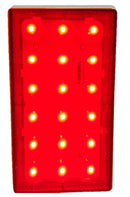 544- PLAFÓN RECTANGULAR GAJOS 18 LEDS