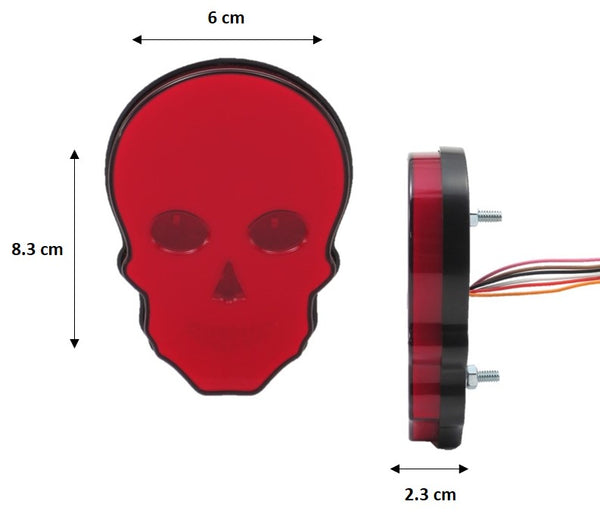 547- SKULL CEILING LIGHT 36 LEDS