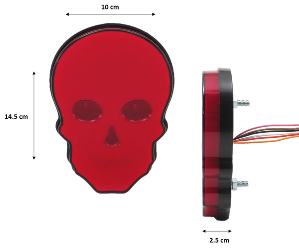 547- SKULL CEILING LIGHT 36 LEDS