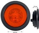 554- PLAFÓN NEÓN FIJO 21 LED´S 4" HULE PVC C/CONECTOR