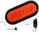 556- PLAFÓN NEÓN 24 LEDS HULE PVC Y CONECTOR