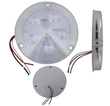 570-ROUND SEALED CEILING LIGHT 6 LEDS 4" DIRECT CONNECTION