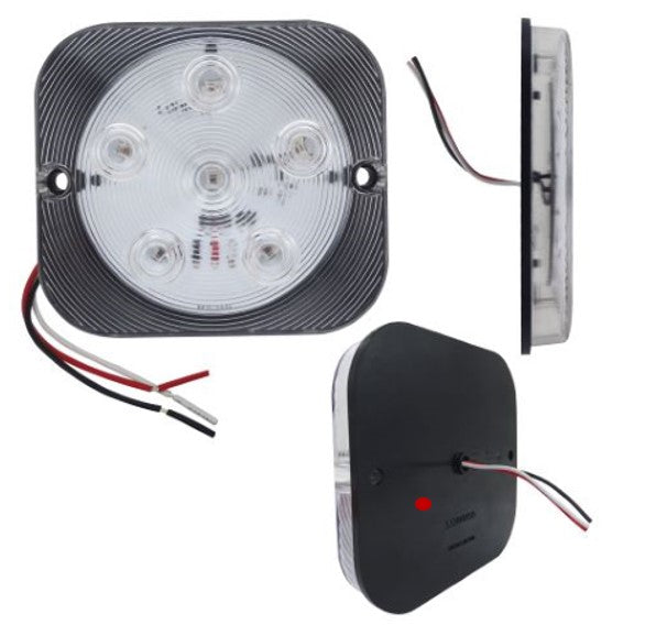583- SEALED CEILING LIGHT 6 SQUARE LEDS