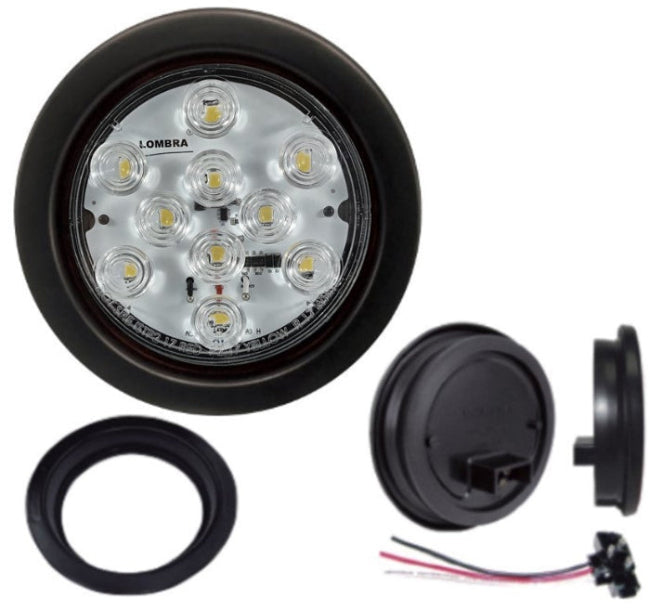 688-10 LED CEILING LIGHT 4" RUBBER AND CONNECTOR