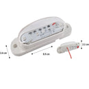 734- PLAFÓN 4 LEDS CURVITA MICA CRISTAL