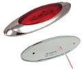 735- PLAFÓN 4 LEDS LATERAL OVALADO ARO CROMADO