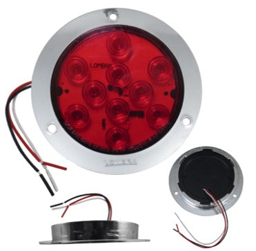 738-10 LED 4" CHROME PLATED CEILING LIGHT DIRECT CONNECTION