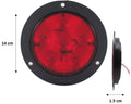746- PLAFÓN 4" 6 LEDS BASE ABS NEGRA CONEXIÓN DIRECTA
