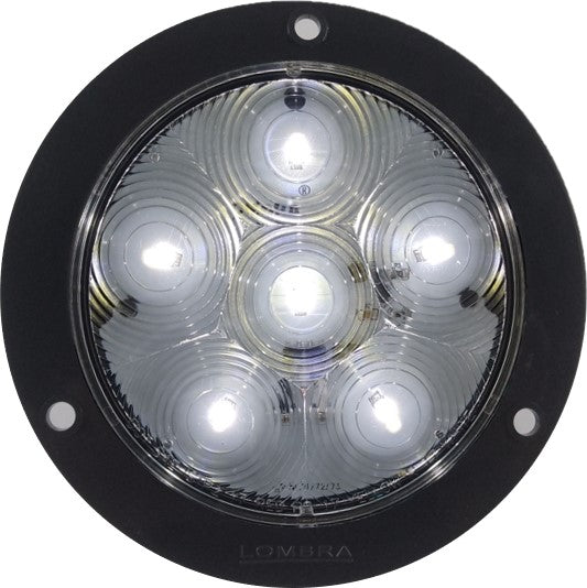746- PLAFÓN 4" 6 LEDS BASE ABS NEGRA CONEXIÓN DIRECTA
