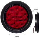 754- 14 LED 4" PLATE RUBBER DIRECT CONNECTION