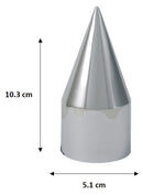 792- CHROME POINTED NUT CUP 33MM