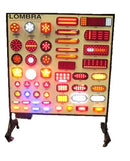 9997- 210 x 127 MELAMINE AND LED ILLUMINATED IRONWORK DISPLAY