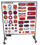 9997- 210 x 127 MELAMINE AND LED ILLUMINATED IRONWORK DISPLAY