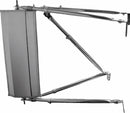 1352- SET OF 2 TRUCK MIRRORS 6 X 16" CHROME WITH ARMS