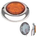 419- 3 LED CEILING LIGHT 2 1/2" CHROME BEZEL