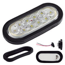 430-10 LED 6" CEILING LIGHT, WHITE LIGHT, OVAL, RUBBER AND CONNECTOR