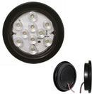 455- 10 LED 4" WHITE LIGHT PLASTIC CEILING LIGHT DIRECT CONNECTION