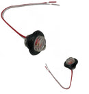 509- 1" CEILING LIGHT WITH RIBBED MICA RUBBER BASE