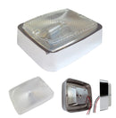 510- RECTANGULAR CHROME BASE CEILING LIGHT FOR MINIBUS