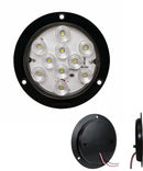 518-CEILING LIGHT 10 LED 4" WHITE LIGHT ABS DIRECT CONNECTION