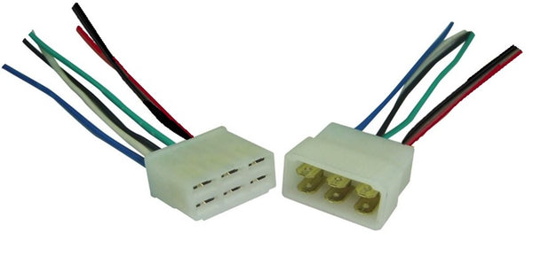 569- CONECTOR HEMBRA MACHO 6 PUNTAS