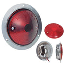 574- CHROME FLUSH-MOUNTED CEILING LIGHT INCLUDES SPOTLIGHT