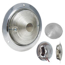574- CHROME FLUSH-MOUNTED CEILING LIGHT INCLUDES SPOTLIGHT