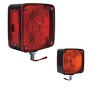 638- SQUARE DIRECTIONAL 1 BLACK SCREW INCLUDES SPOTLIGHT (LEFT)