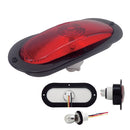 697-6" OVAL ABS CEILING LIGHT WITH INTERCHANGEABLE SPOTLIGHT