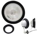 712-4" RUBBER CEILING LIGHT WITH INTERCHANGEABLE SPOTLIGHT W/REFLECTIVE