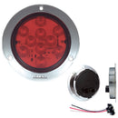 717-10 LED 4" CHROME FLASH CEILING LIGHT WITH CONNECTOR