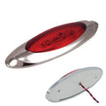 735- PLAFÓN 4 LEDS LATERAL OVALADO ARO CROMADO