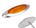 735- PLAFÓN 4 LEDS LATERAL OVALADO ARO CROMADO