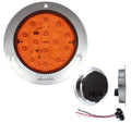 750- 14 LED 4" CEILING LIGHT CHROME ABS BASE W/CONNECTOR