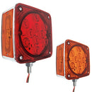 761- DIRECCIONAL 24 LEDS CUADRADA 1 TORNILLO CROMADA (IZQUIERDA)